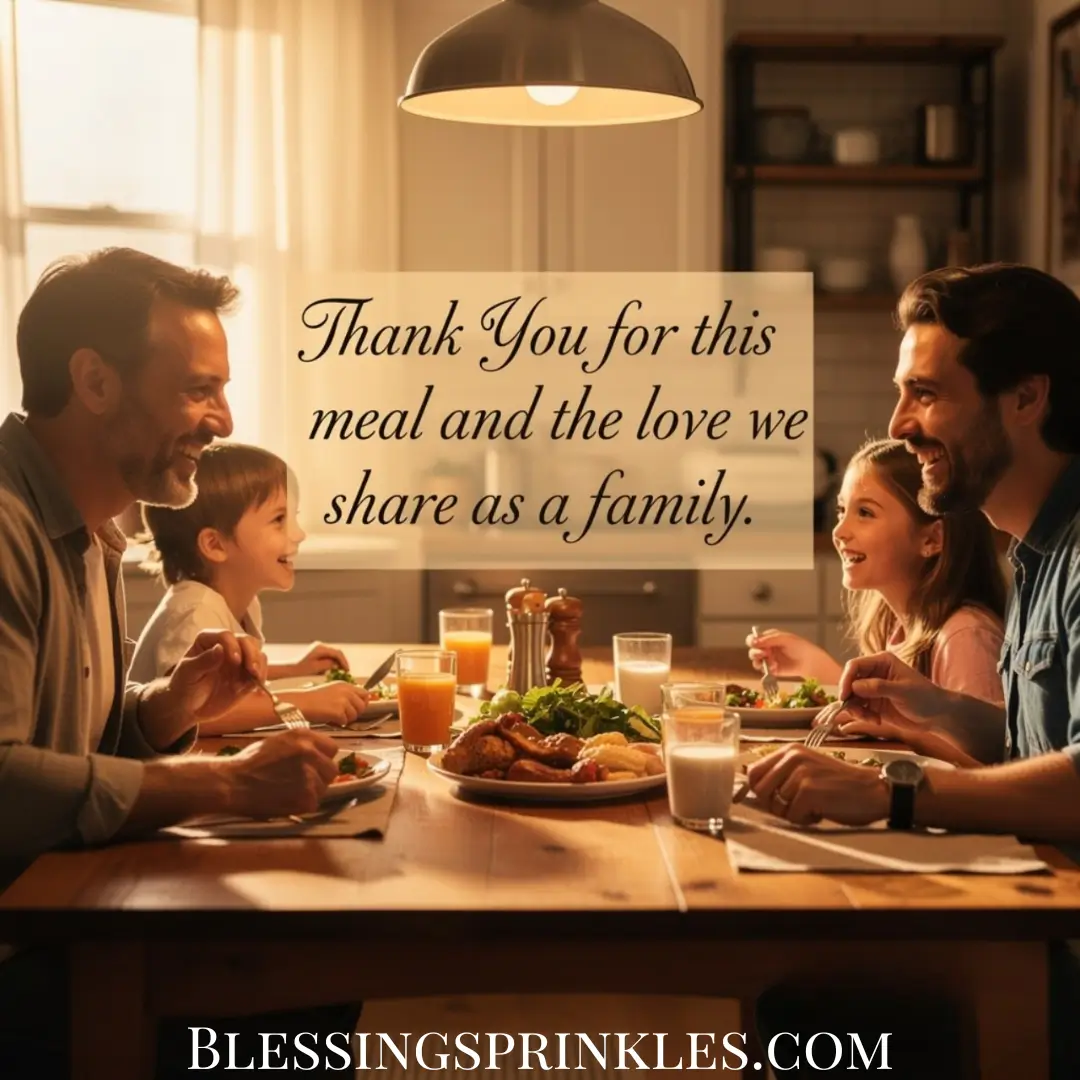 Family Blessings Before Meal