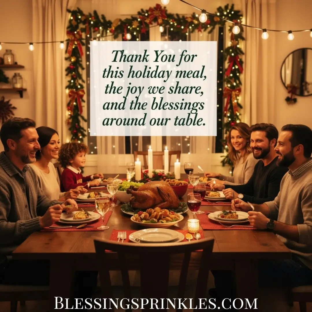 Holiday Blessings Before Meal