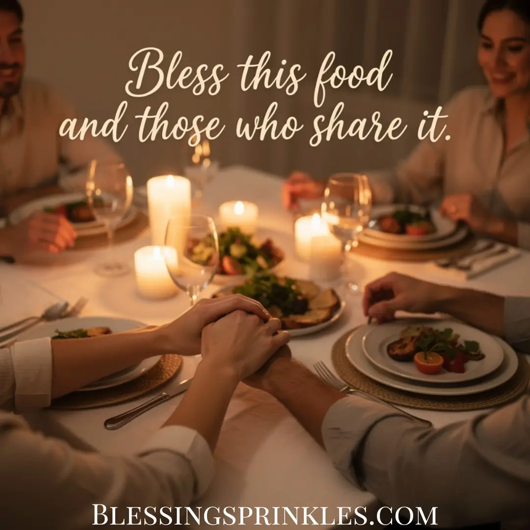 Short Blessings Before Meal