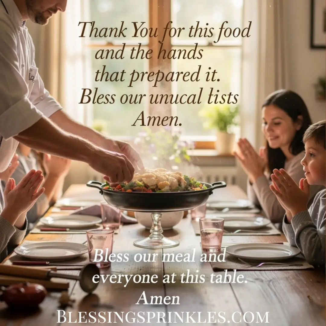 Simple Blessings Before Meal