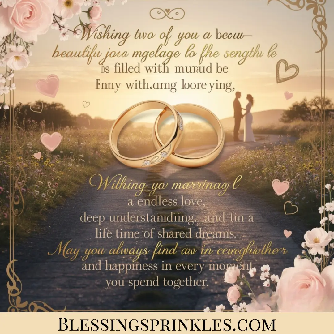 Wedding Blessings For Newly Married Couple