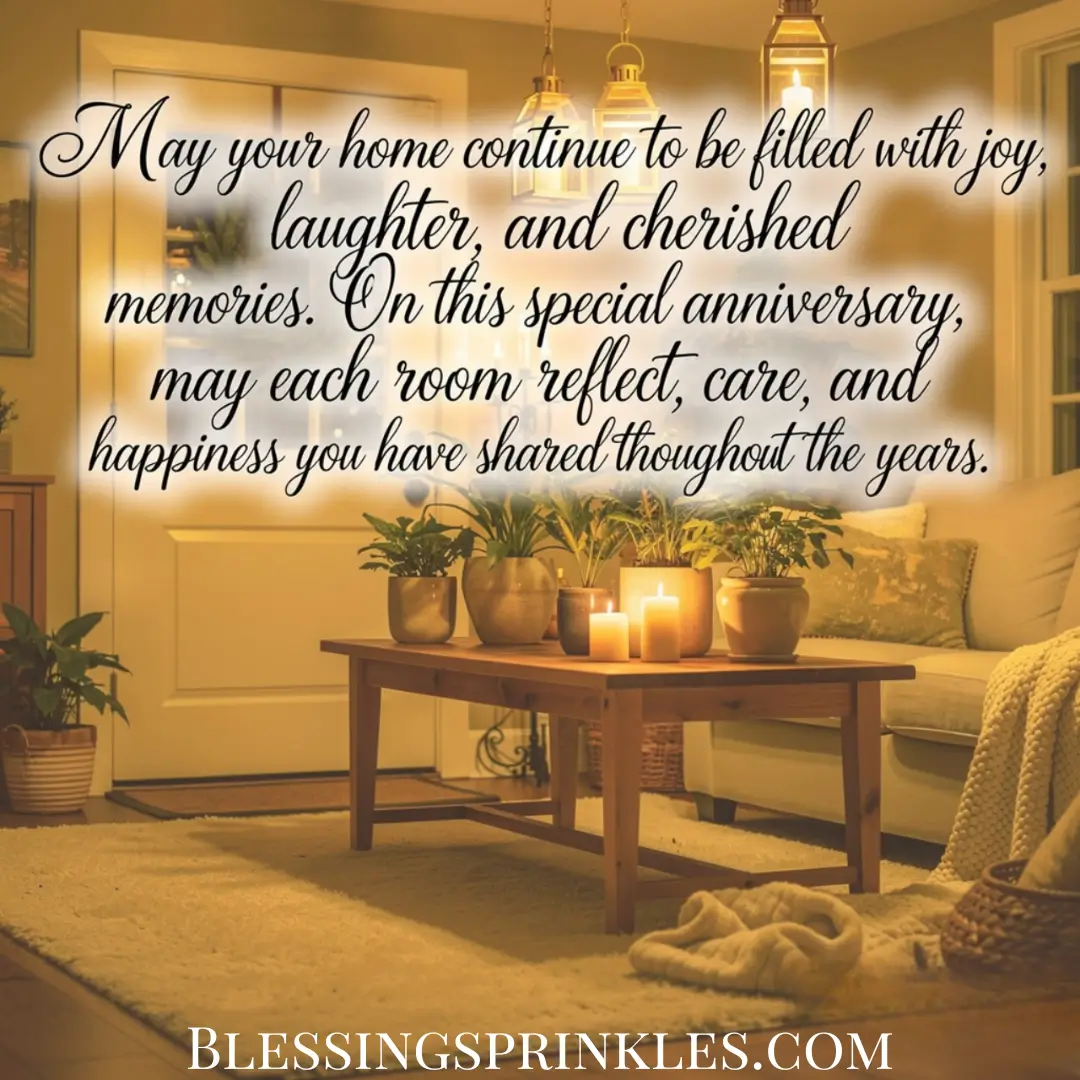 Anniversary Housewarming Blessings