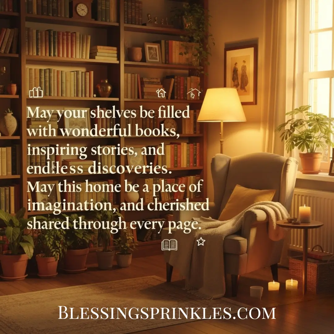 Books Housewarming Blessings