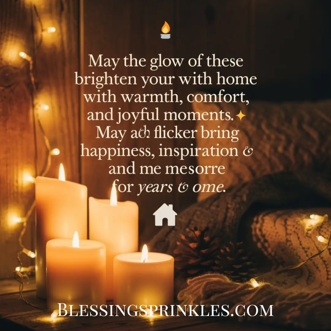 Candles Housewarming Blessings