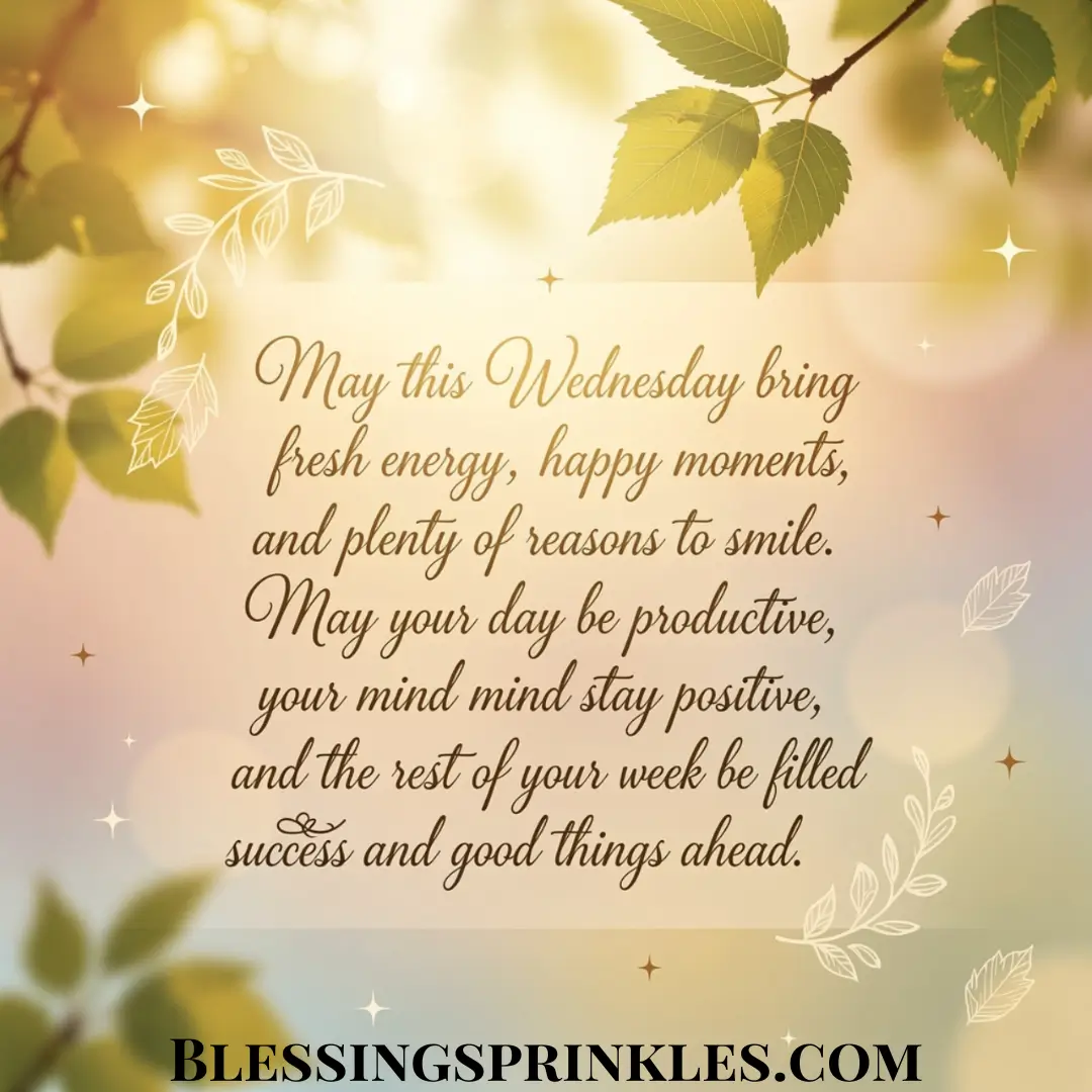 Cool Wednesday Blessings