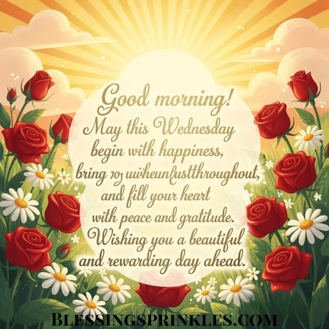 Morning Wednesday Blessings