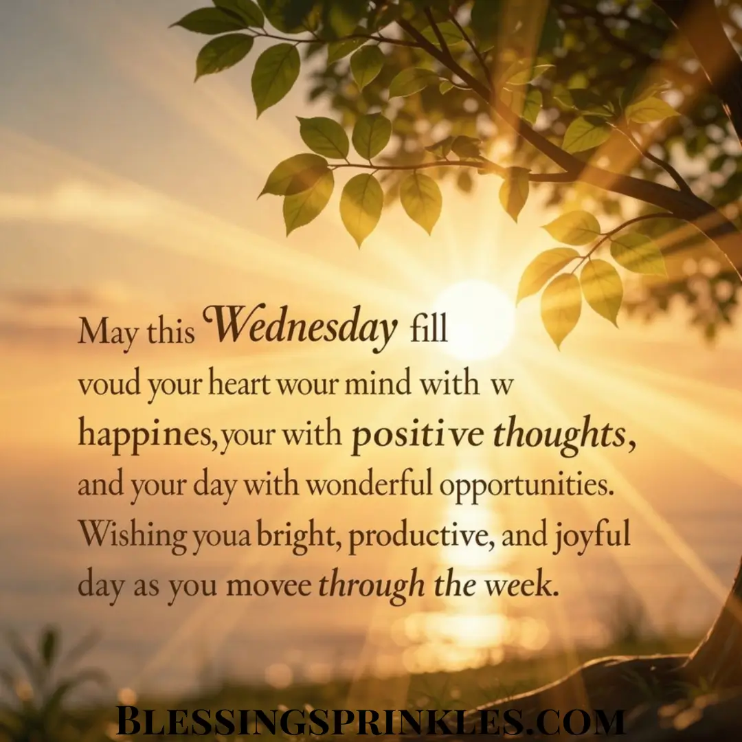 Positive Wednesday Blessings