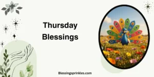 Thursday Blessings