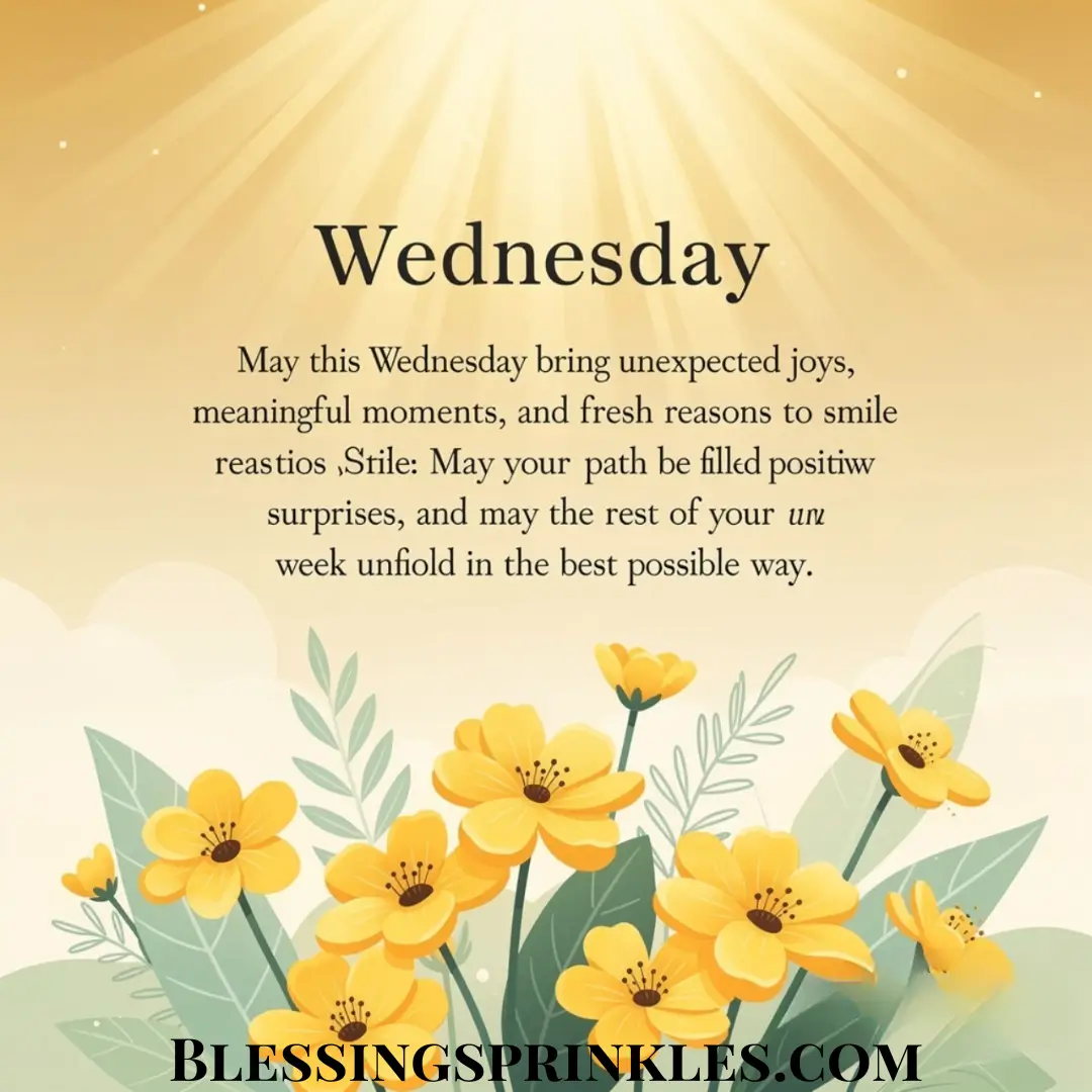 Unique Wednesday Blessings