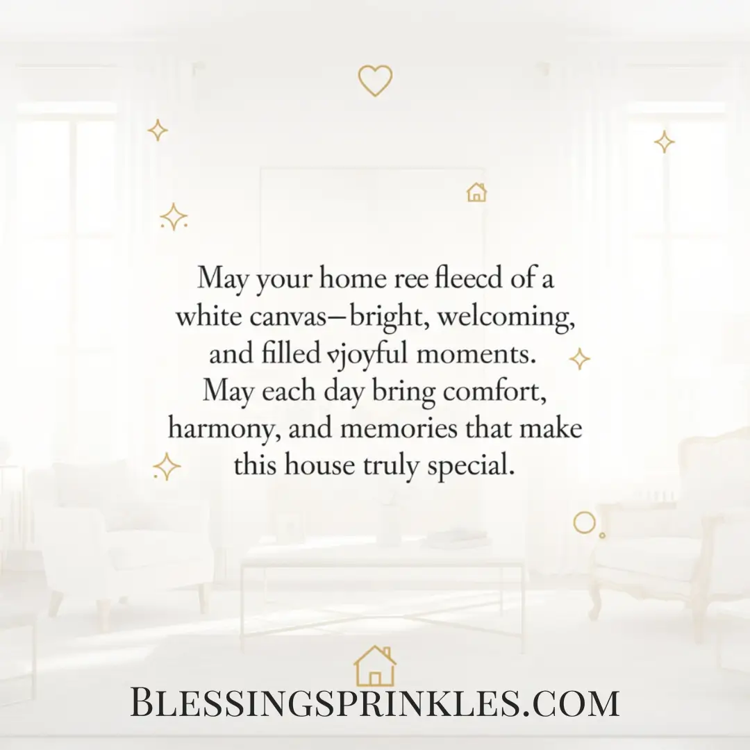 White Housewarming Blessings