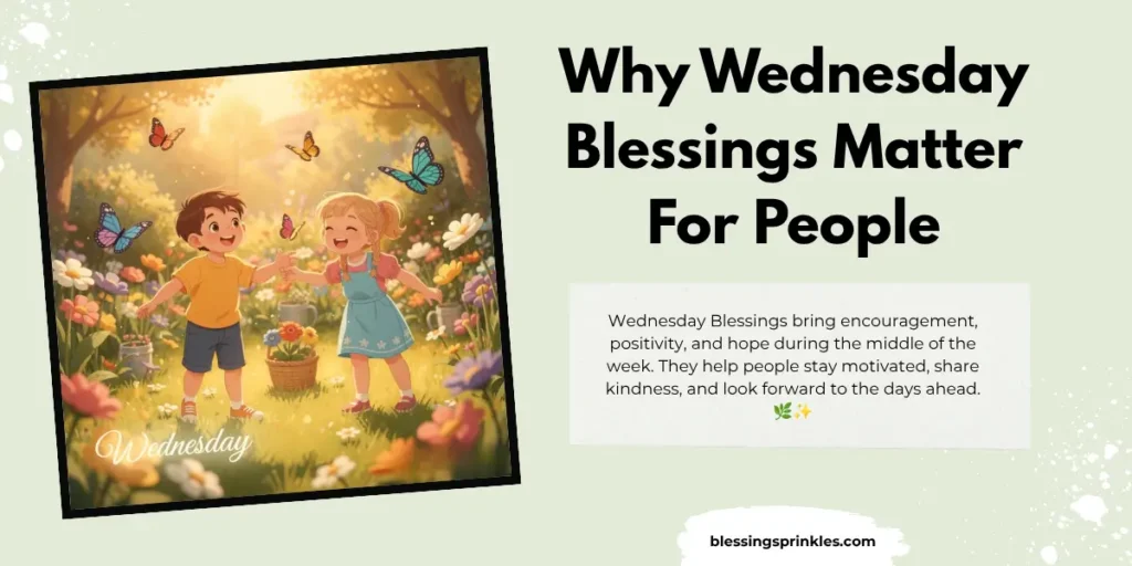 Why Wednesday Blessings Matter For People