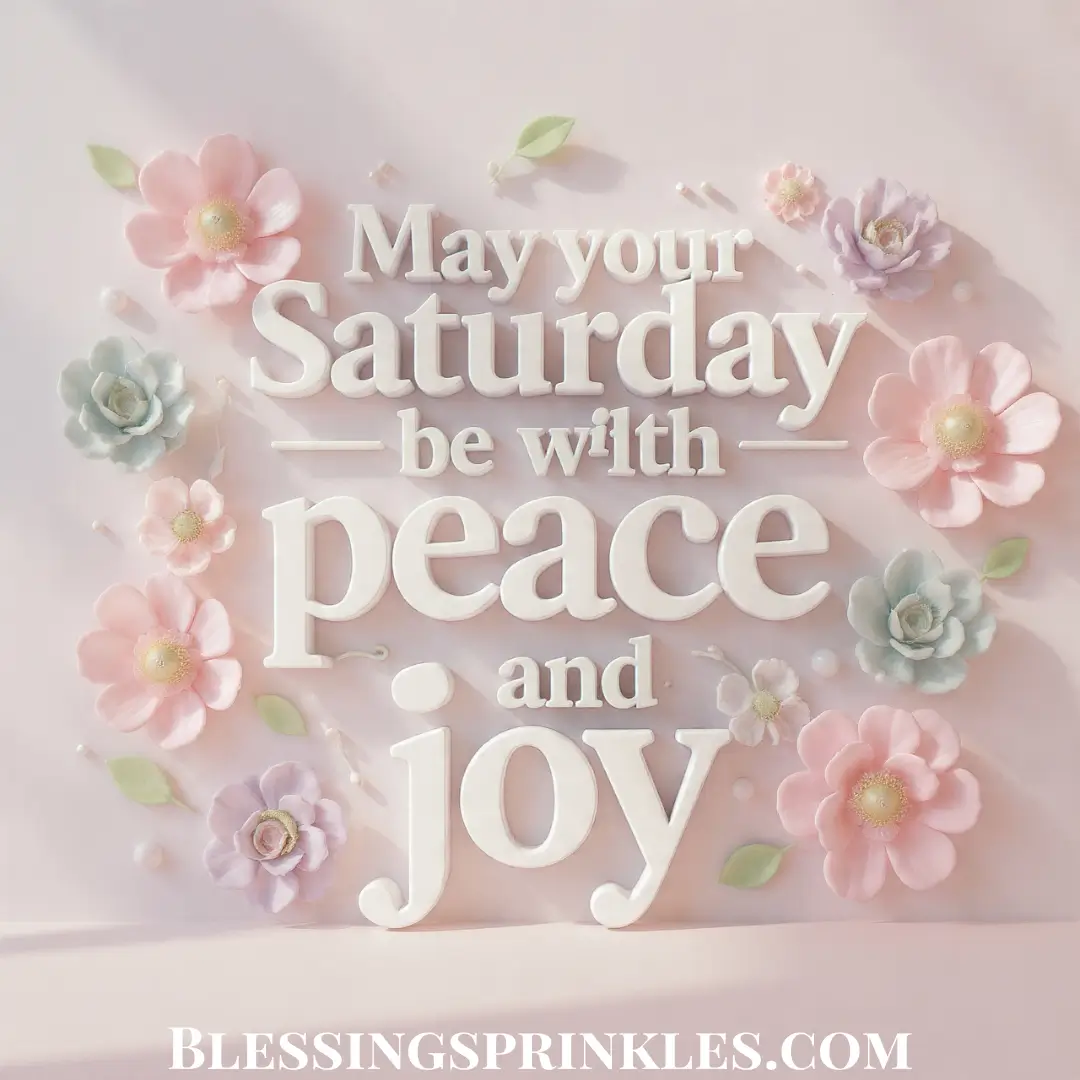 Cool Saturday Blessings