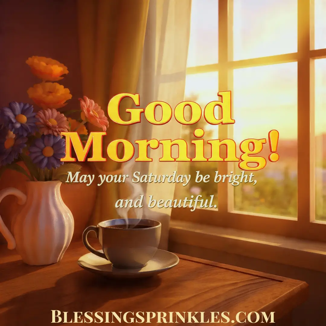 Good Morning Saturday Blessings