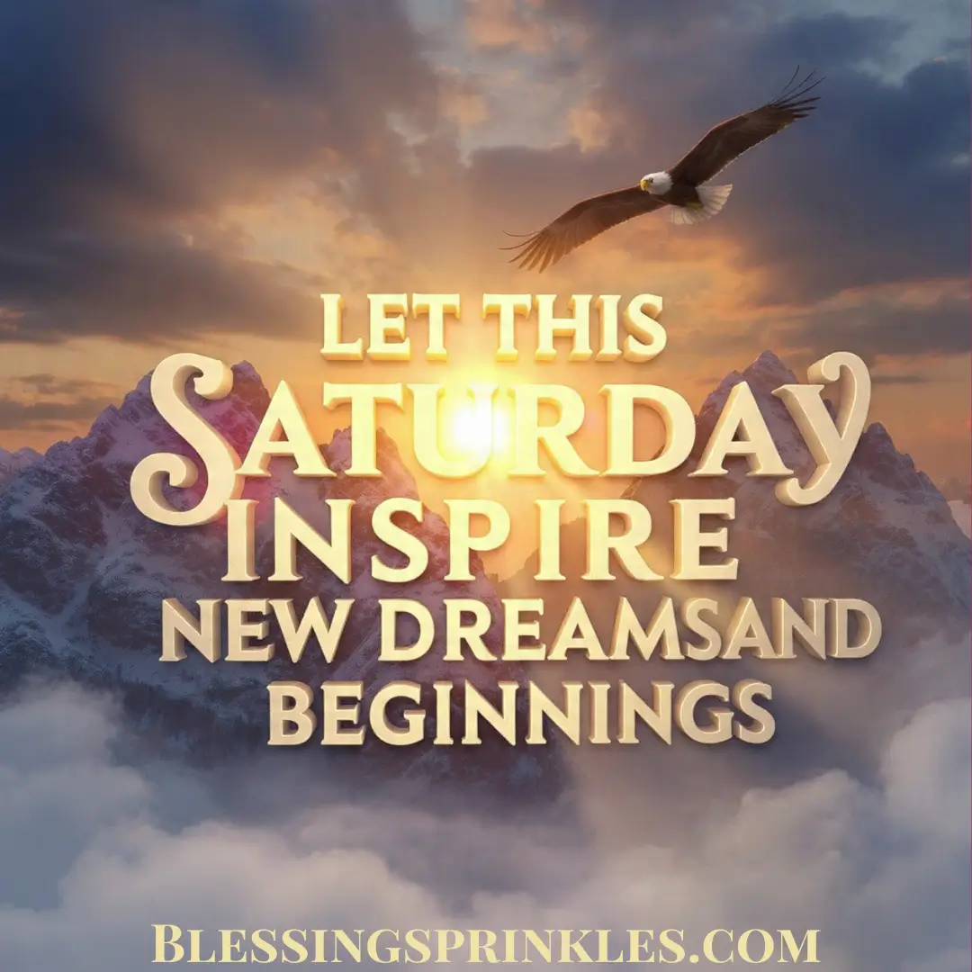 Inspirational Saturday Blessings