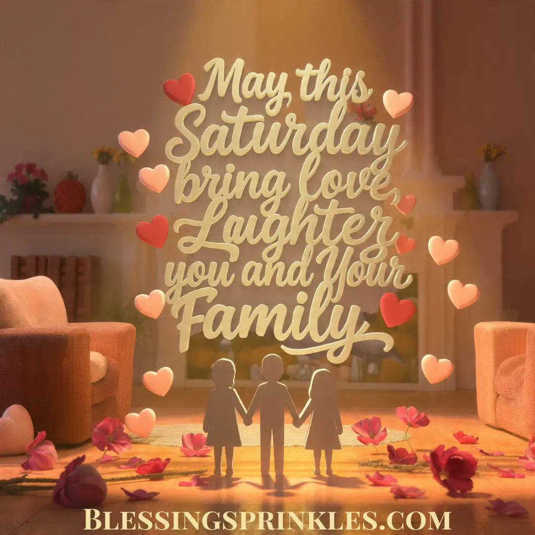 Saturday Blessings For Family And Friends