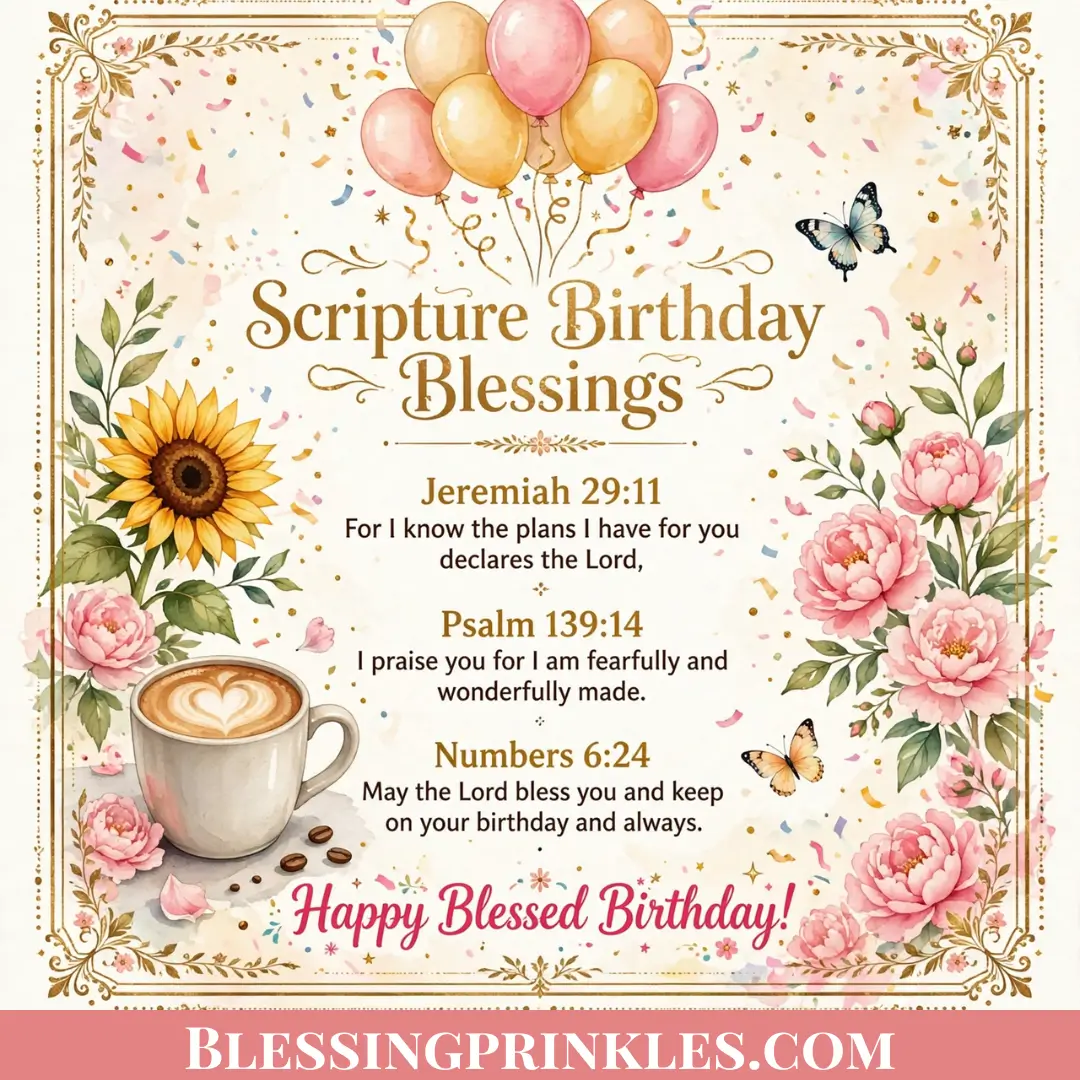 Scripture Blessings For Birthday