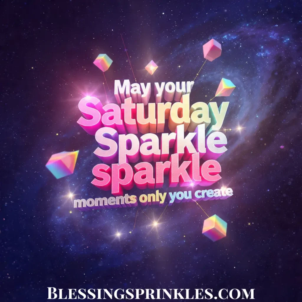 Unique Saturday Blessings