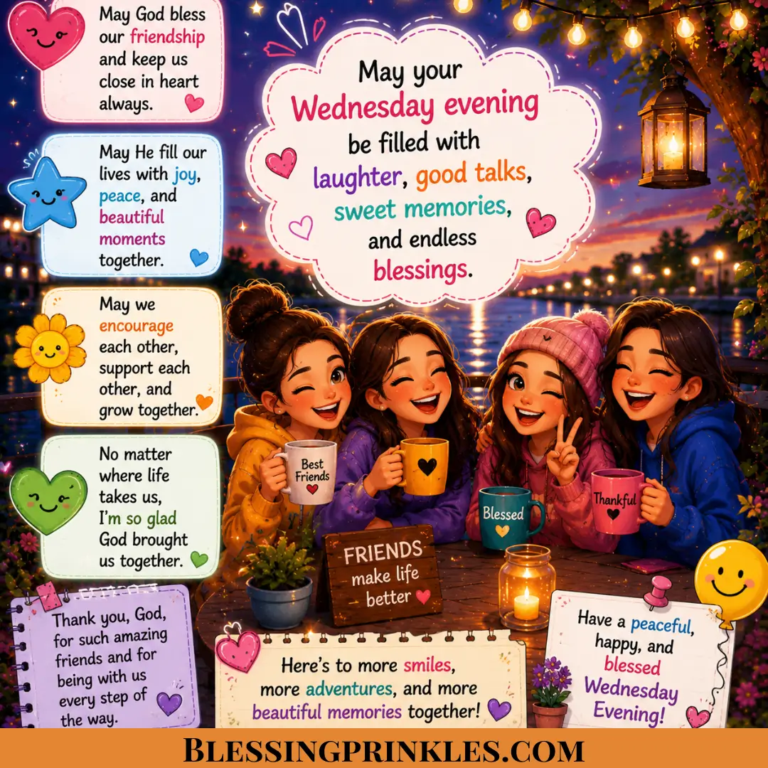 Animated Wednesday Blessings For Friends