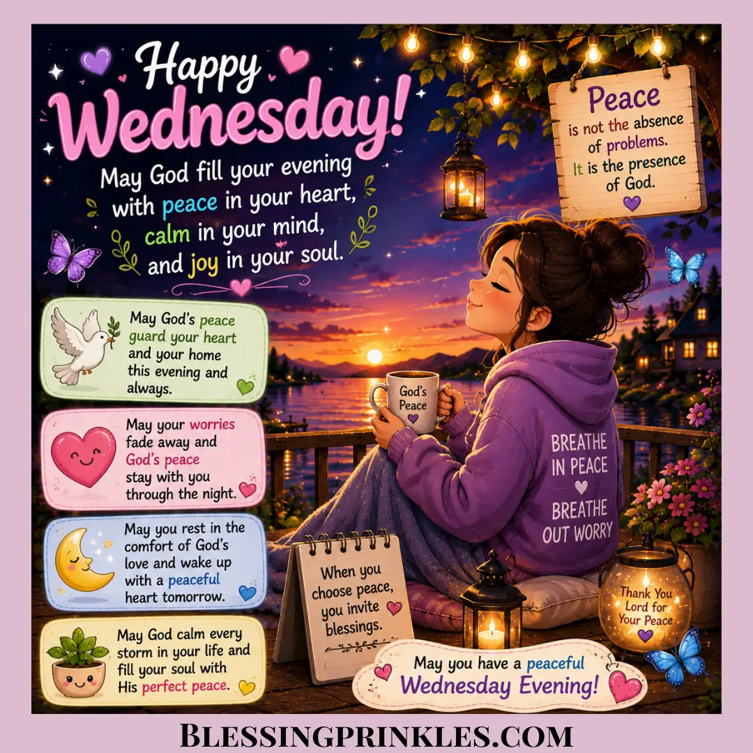 Animated Wednesday Blessings For Peace