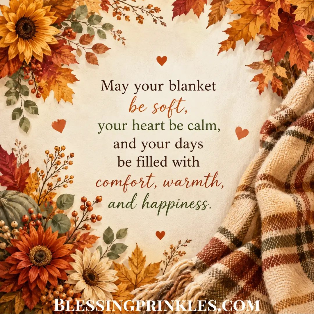 Autumn Blessings Blanket