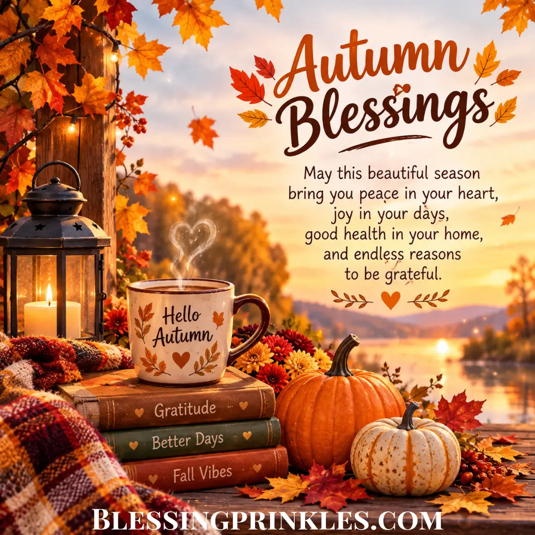 Autumn Blessings Gif