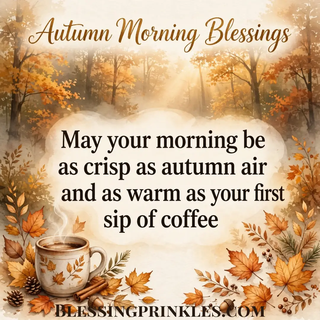 Autumn Morning Blessings