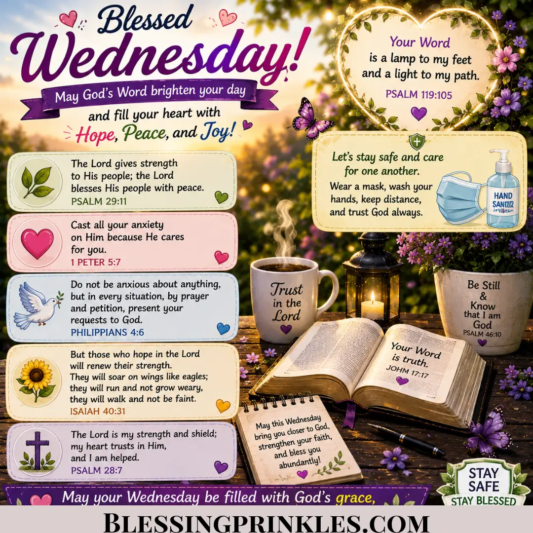 Best Wednesday Scripture Blessings