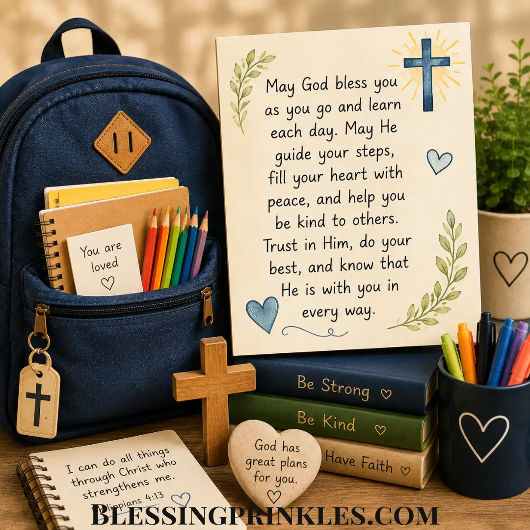Christian Backpack Blessings