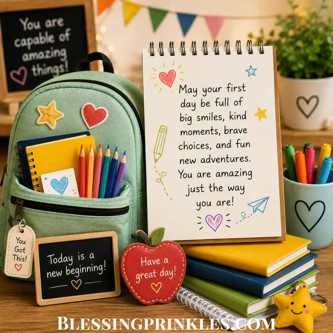 First Day Of School Backpack Blessings