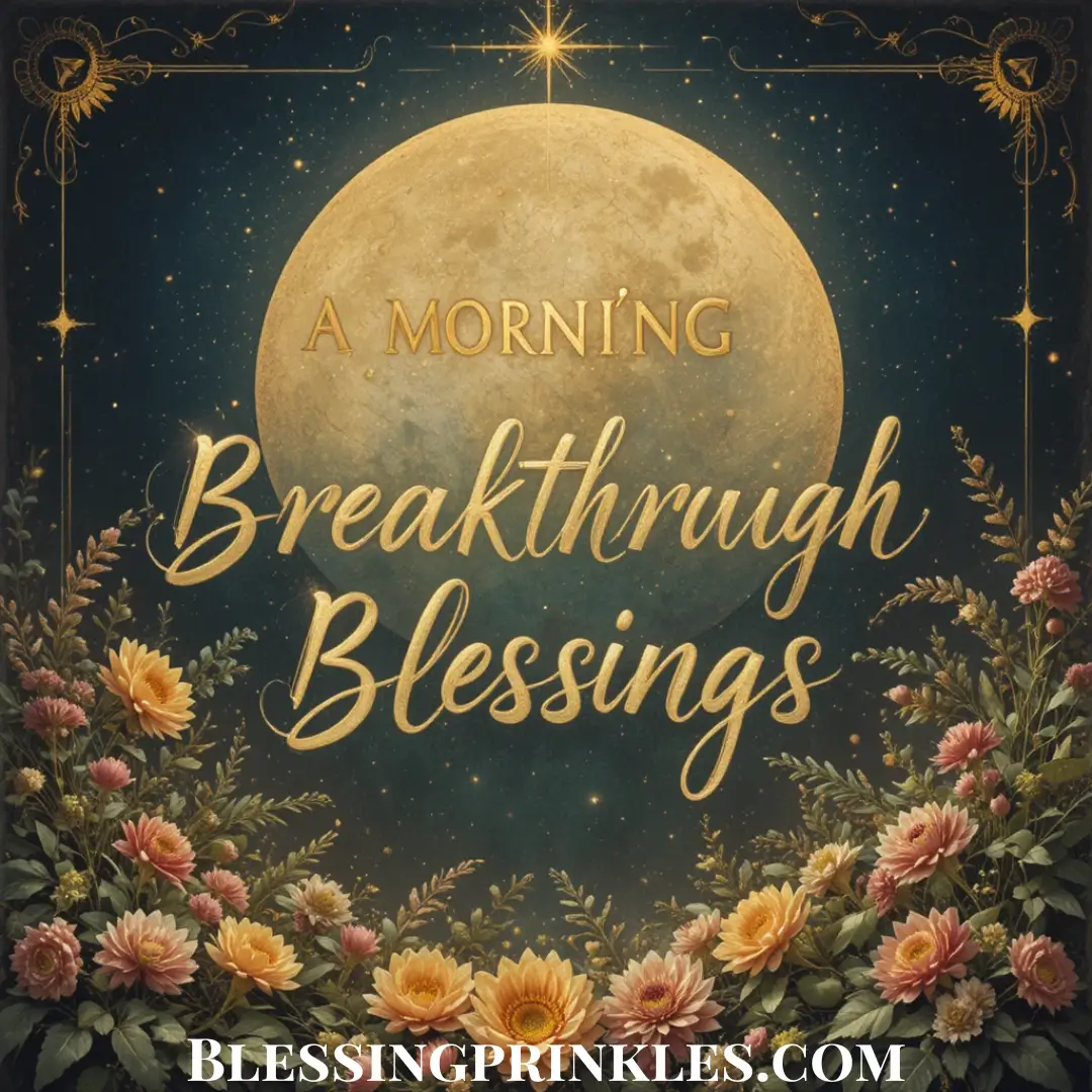 Morning Breakthrough Blessings