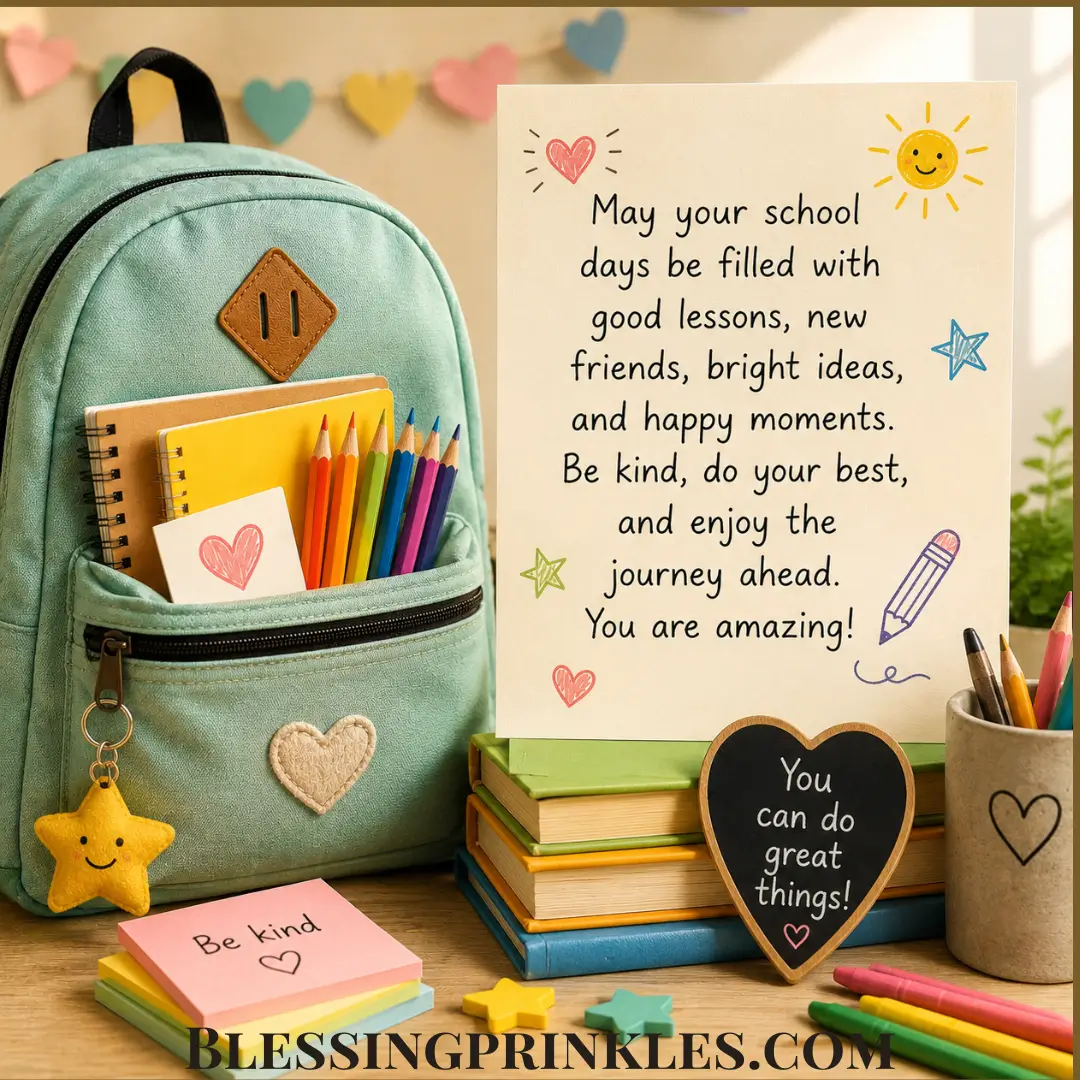 School Backpack Blessings