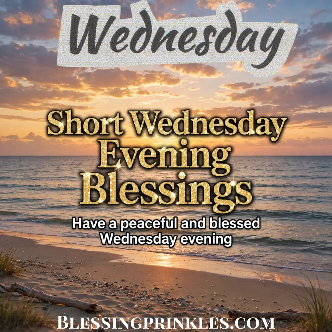 Short Wednesday Evening Blessings