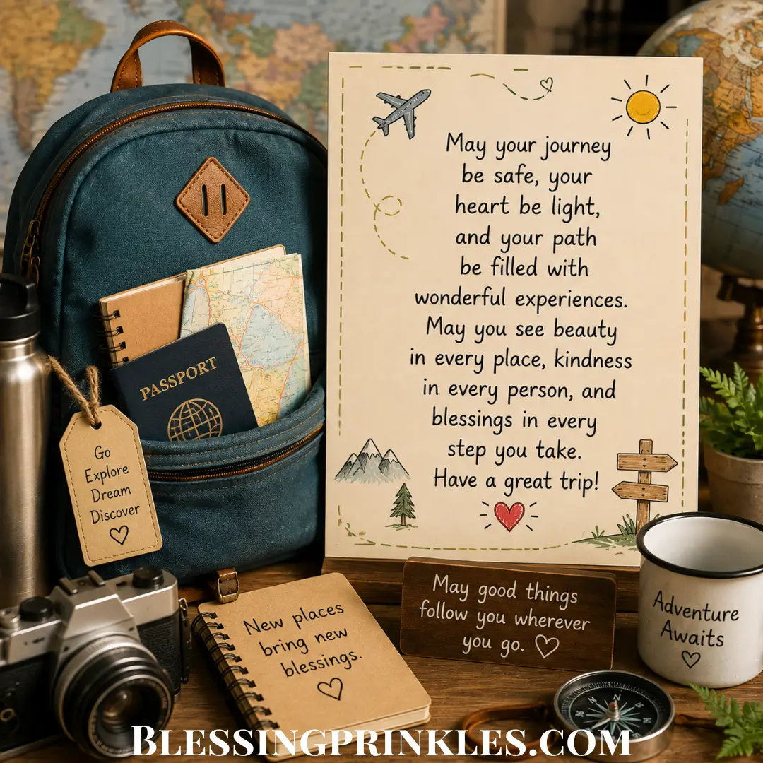 Travel Backpack Blessings