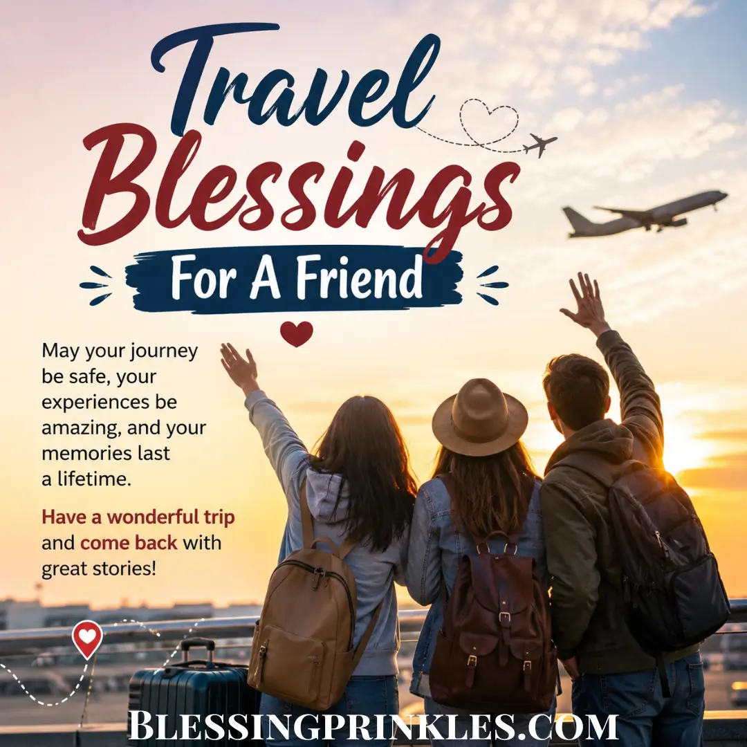 Travel Blessings For A Friend