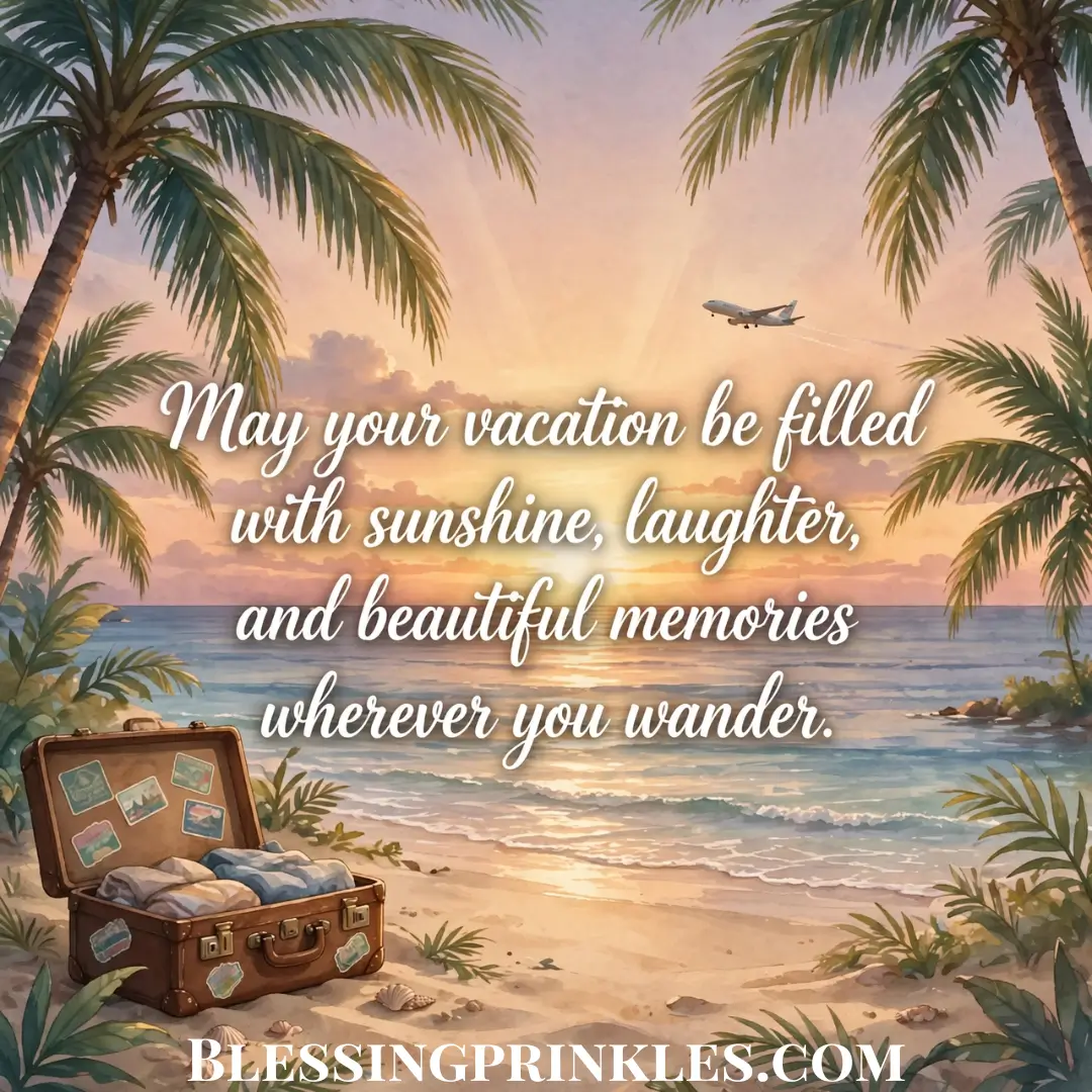 Travel Blessings For Vacation