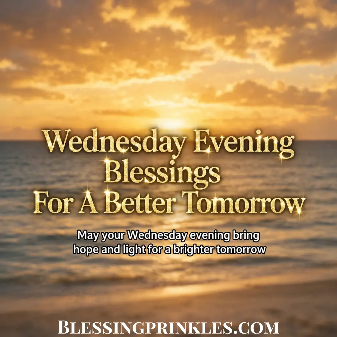 Wednesday Evening Blessings For A Better Tomorrow