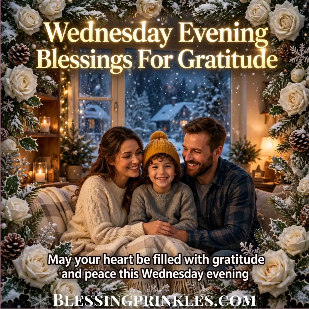 Wednesday Evening Blessings For Gratitude