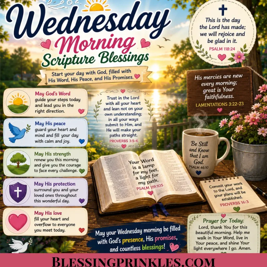 Wednesday Morning Scripture Blessings