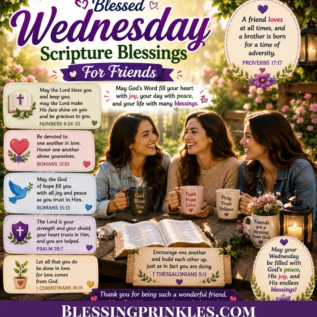 Wednesday Scripture Blessings For Friends