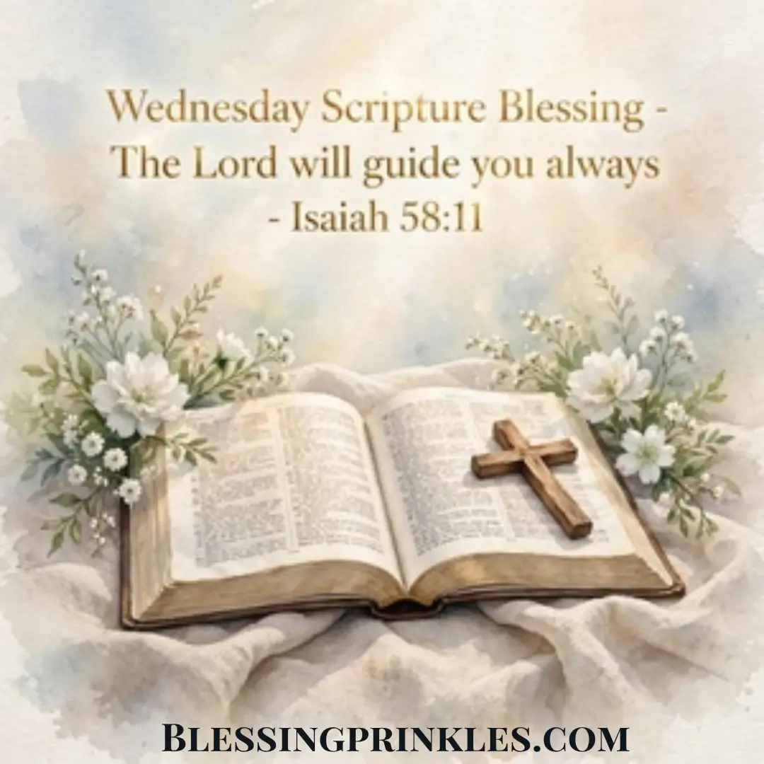 Wednesday Scripture Blessings For Guidance