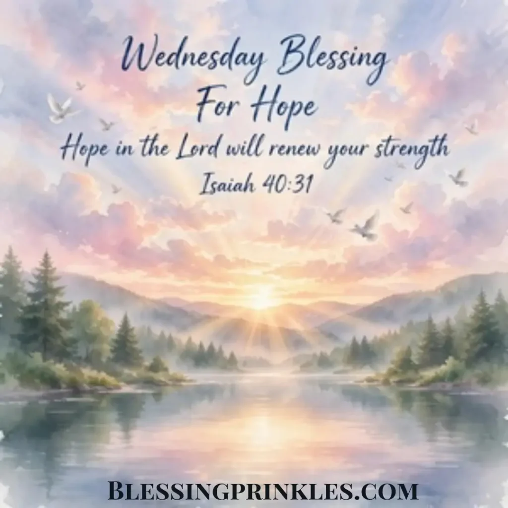 Wednesday Scripture Blessings For Hope