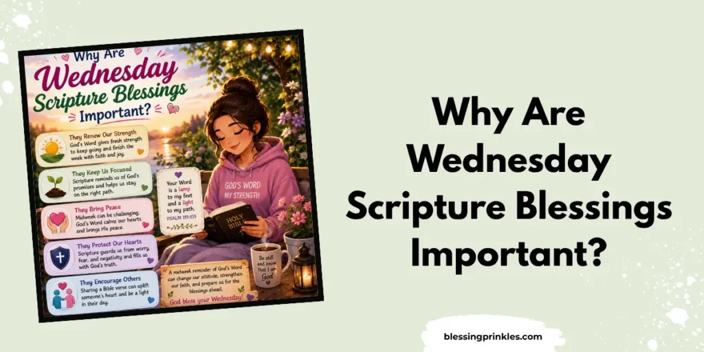 Why Are Wednesday Scripture Blessings Important