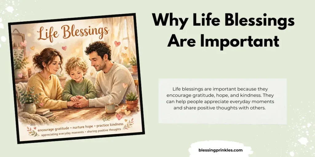 Why Life Blessings Are Important