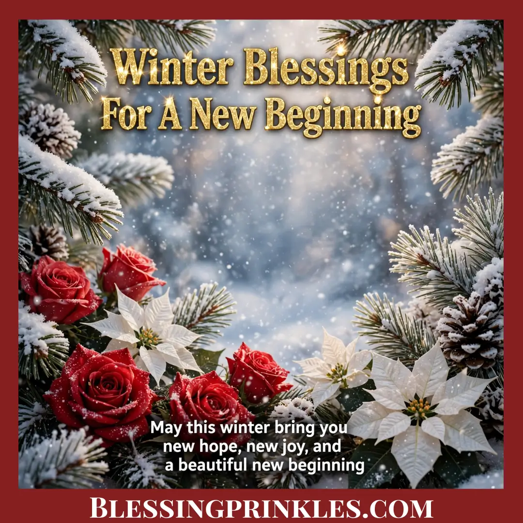 Winter Blessings For A New Beginning