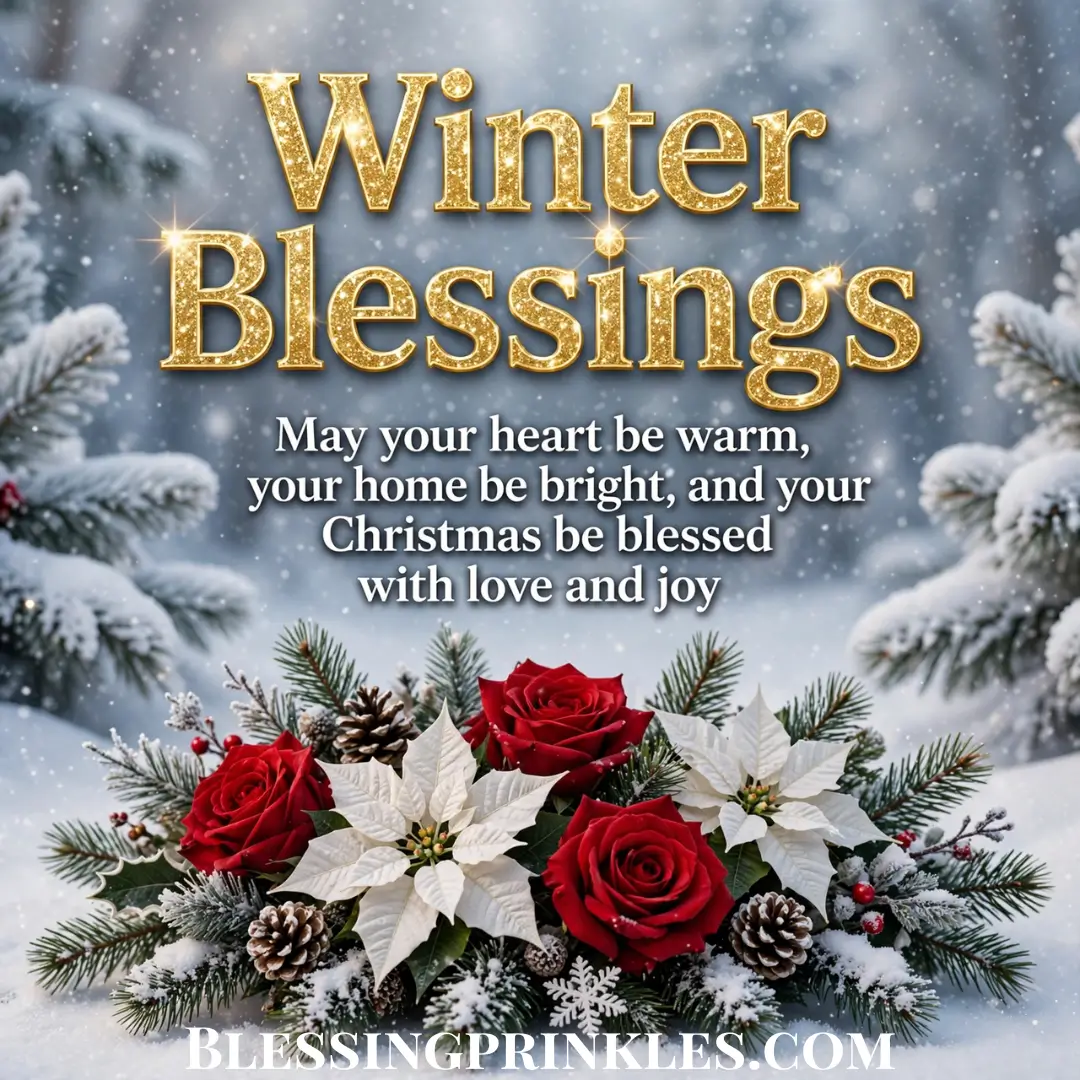 Winter Blessings For Christmas