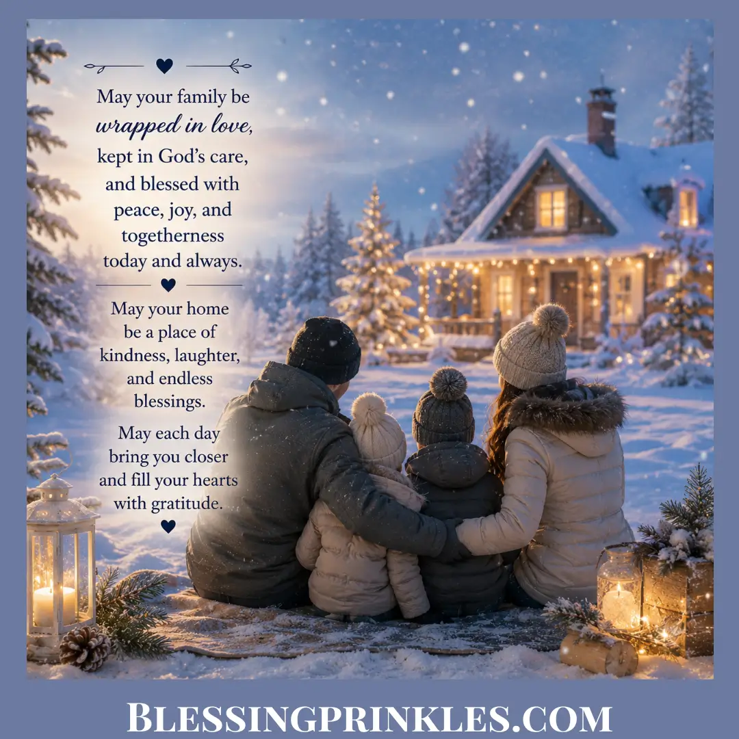 Winter Blessings For Family