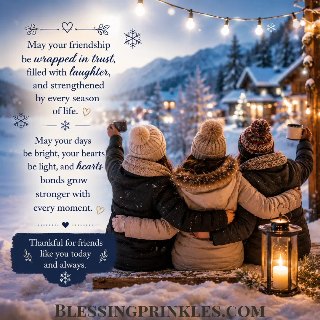 Winter Blessings For Friends