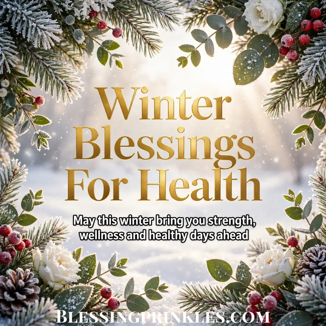 Winter Blessings For Health