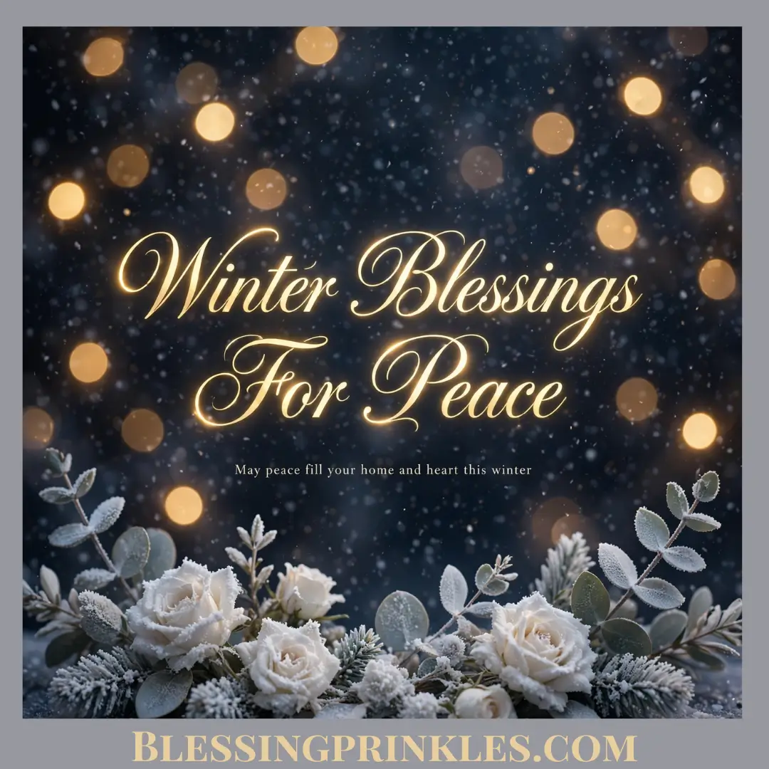 Winter Blessings For Peace