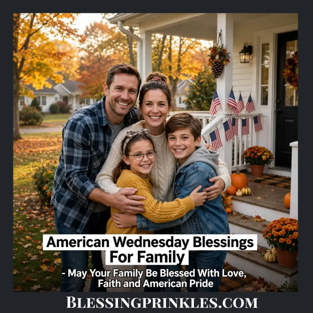 American Wednesday Blessings For Family